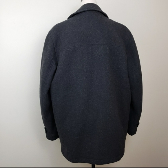 London Fog Wool Blend Coat Size Small Black - Picture 8 of 8